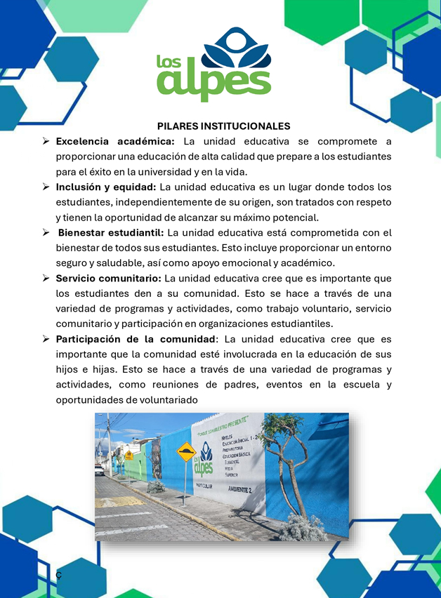 UNIDAD EDUCATIVA PARTICULAS LOS ALPES
