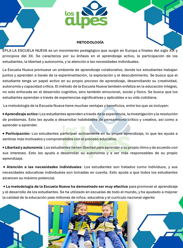 UNIDAD EDUCATIVA PARTICULAS LOS ALPES